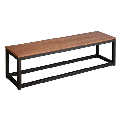 Bench with Mild Steel Frame: Marine Ply Seat | Steel Furniture | Office Stock