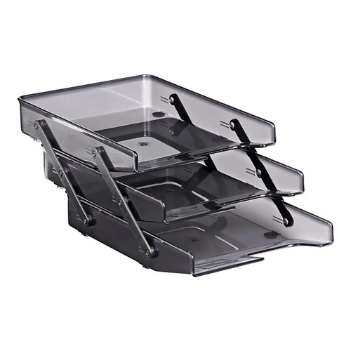 Rainbow Cantilever Three-Tier Letter Tray | Office Accessories | Office Stock Rainbow Cantilever Three-Tier Letter Tray | Office Accessories | Office Stock