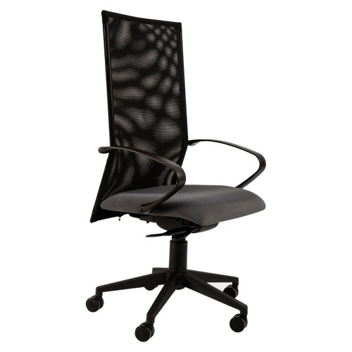 Canary High-back Office Chair SAC-HCH-CAN, black ergonomic office chair with high mesh backrest and adjustable features. Canary High-back Office Chair SAC-HCH-CAN, black ergonomic office chair with high mesh backrest and adjustable features.