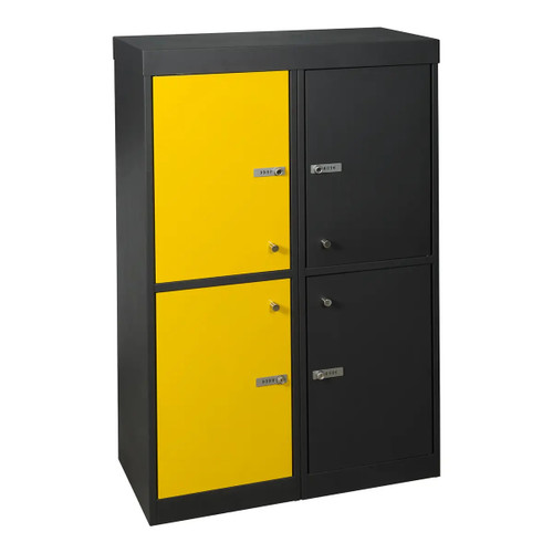 Four-compartment Agile Steel Smart Working Locker | Office Accessories | Office Stock Four-compartment Agile Steel Smart Working Locker | Office Accessories | Office Stock