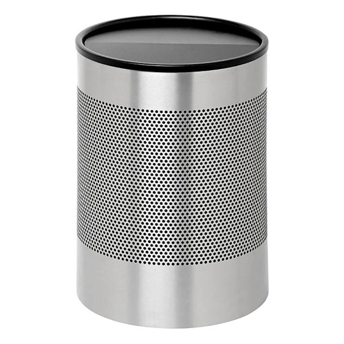 Wide Litter Bin with Black Swivel Funnel Top Solid Wide Litter Bin with Black Swivel Funnel Top Solid