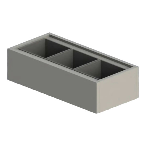 Tetra Customizable 3-Division Counter Top Planter Tetra Customizable 3-Division Counter Top Planter