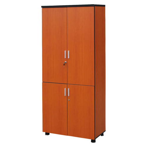 Wooden Door Cabinet, Two Doors Top, Two Doors Bottom