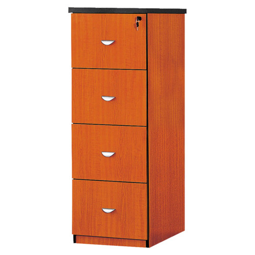 Four Drawer Filling Cabinet FOF-DFC-M404, wooden storage cabinet with four drawers and a side compartment, with a lock and key, ideal for office or warehouse storage. Four Drawer Filling Cabinet FOF-DFC-M404, wooden storage cabinet with four drawers and a side compartment, with a lock and key, ideal for office or warehouse storage.