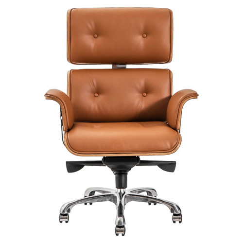 Wooden President High-Back Office Chair