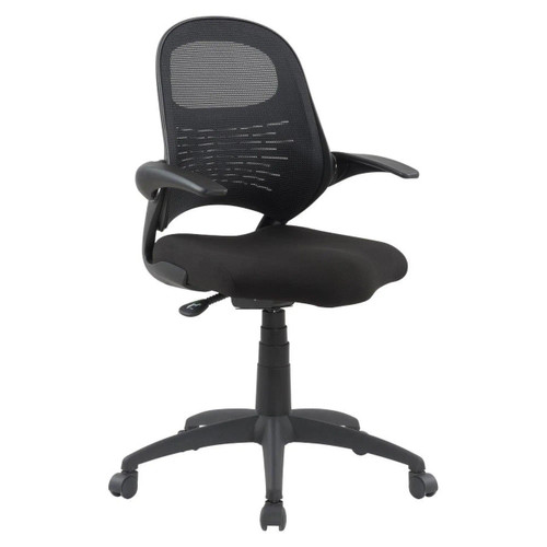 Sit and Stand Draughtsman Chair | JOC-DCH-CH6400, ergonomic office chair with adjustable height, breathable mesh backrest, cushioned seat, and armrests, on a five-wheel base for mobility.