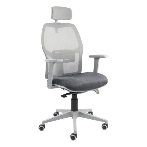 Airo Grey High-back Office Chair (Front View) Airo Grey High-back Office Chair (Front View)