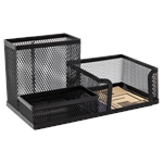 Desk Organiser - Black - Del-9175