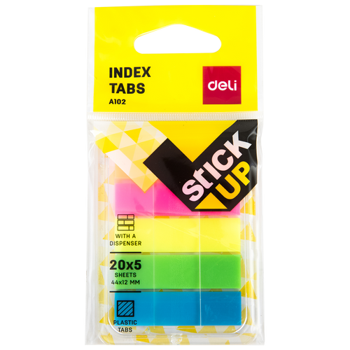 Film Index Tabs 4 x 12 mm 5 x 20SHEETS Colour - EA10202