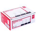 Black F/Back Clip 41 mm 12PCS - E38562