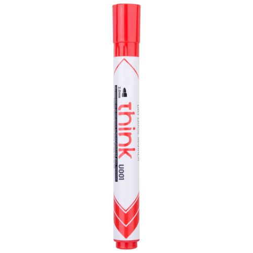 WHITEBOARD MARKER BULLET 2.0mm RED (10pcs)EU00140