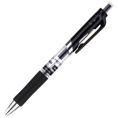 Retractable Gel Pen 0.5 mm Black (12Pcs) EQ10420
