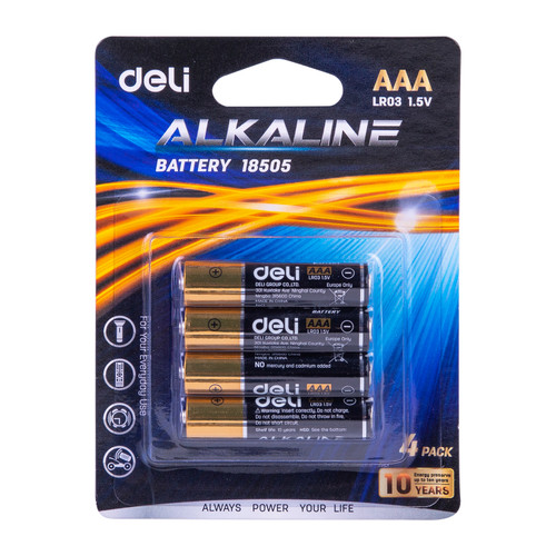 Alkaline AAA 4Pk Batteries