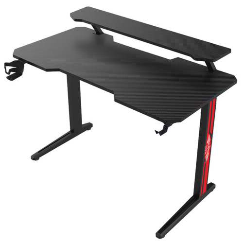 Ergonomic Design T-Shaped Home Office Computer Gaming Desk