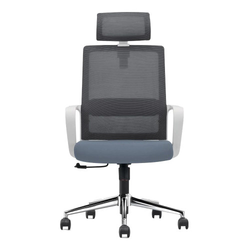 C4008 Black Mesh with Black Nylon Frame High-Back Office Chair