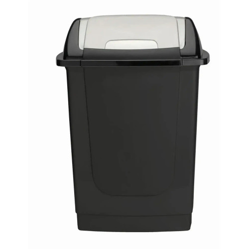 50L Black EasyFlip Dustbin