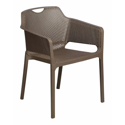 Luxe Cappuccino Indoor & Outdorr Dining Chair