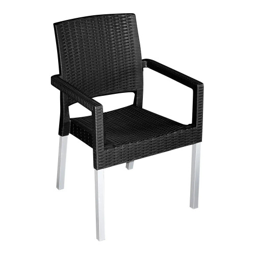 Ruby Black Indoor & Outdorr Dining Chair