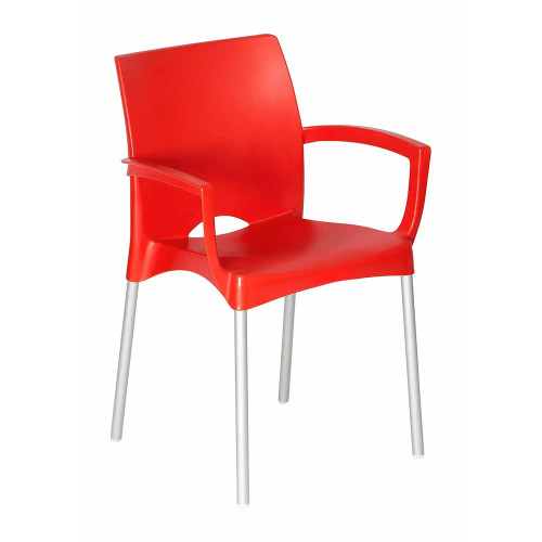 CafeStyle Red Indoor & Outdoor Dining Chair