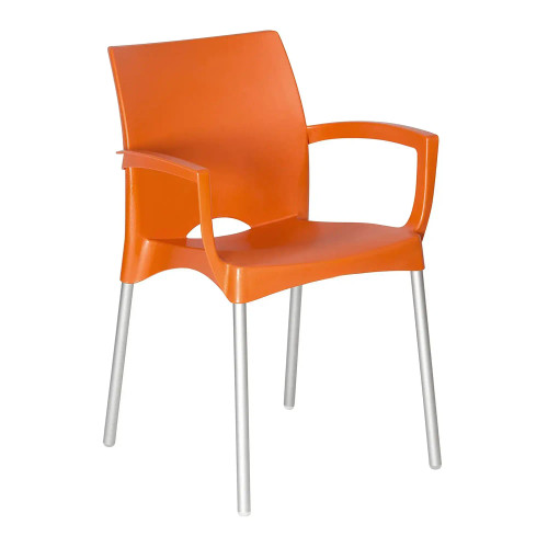CafeStyle Orange Indoor & Outdoor Dining Chair