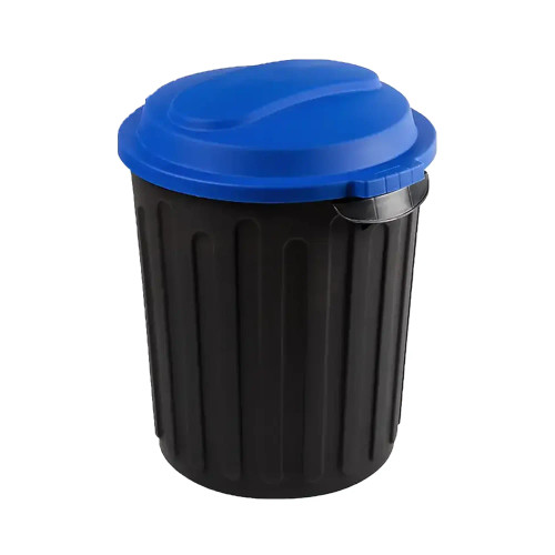 Street Smart 60L Dust Bin - Blue Lid
