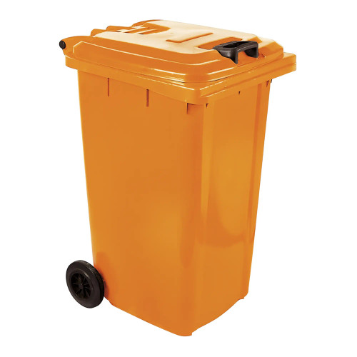 AllWeather Wheelie (SABS APPROVED) 240L Orange Bin