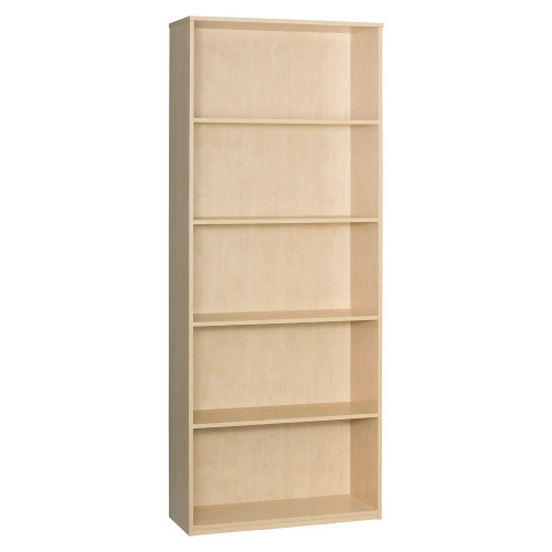 Sorted Book Case 5 Tier in Maple Melawood