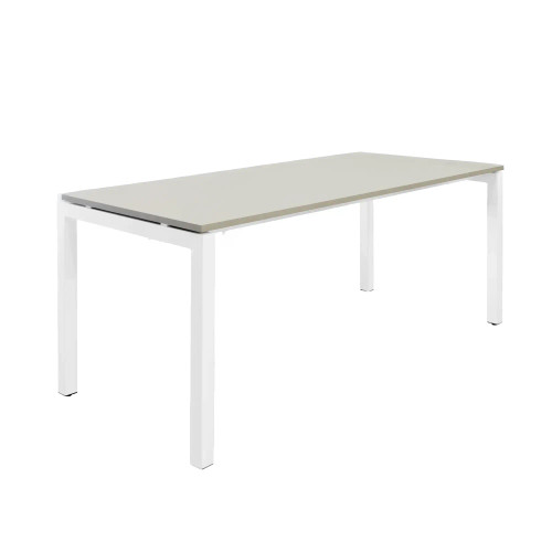 Prowork Office Desk in Accent Melawood 1400L x 750D x 742mm High with 32 mm Top