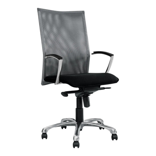 Trinidad Mesh Medium-back Office Chair SAC-MCH-TRI, ergonomic office chair with a breathable mesh backrest, cushioned seat, adjustable height, and rolling casters for mobility. Trinidad Mesh Medium-back Office Chair SAC-MCH-TRI, ergonomic office chair with a breathable mesh backrest, cushioned seat, adjustable height, and rolling casters for mobility.