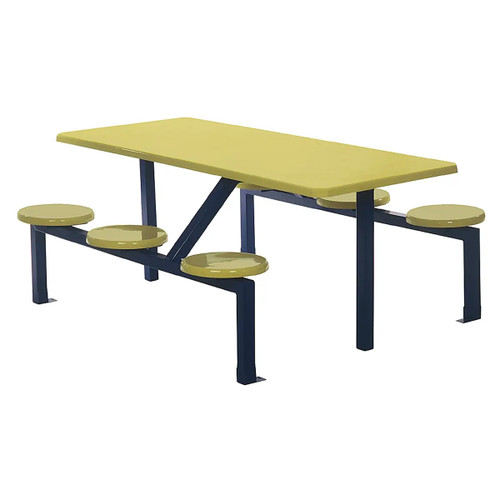 Six Seater Canteen Rectangular Stool Set Six Seater Canteen Rectangular Stool Set