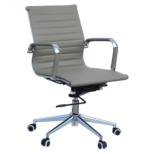 Classic Eames Ribbed Medium-Back Office Chair