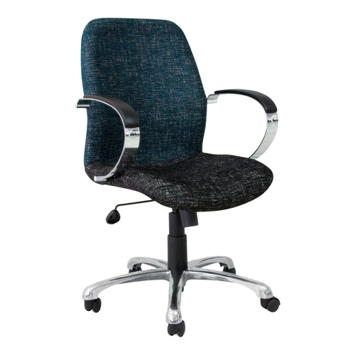 Morant Chrome Medium-Back Office Chair