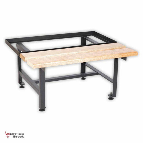 Meranti Steel Locker Bench That Accommodates Four Lockers - Additional View 3