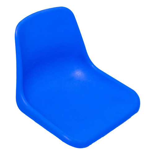Poly Shell Seat Only - Large, blue plastic seat for outdoor furniture or seating applications. Poly Shell Seat Only - Large, blue plastic seat for outdoor furniture or seating applications.