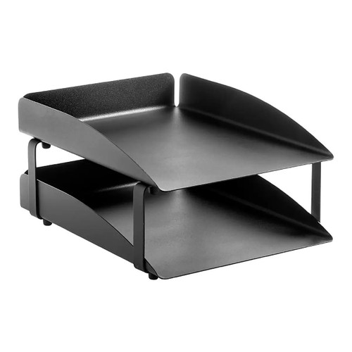 Modern Steel Two-Tier Letter Tray | Office Accessories | Office Stock