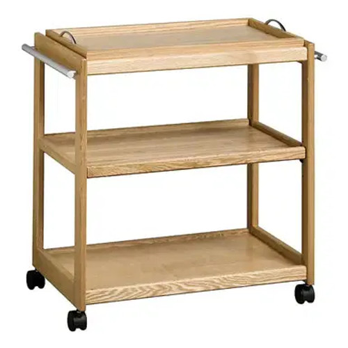 Contract Solid Wooden Tea Trolley
