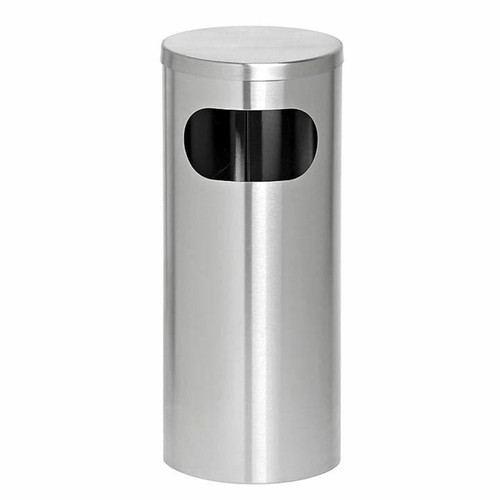 Solid Ashtray And Litter Bin Closed Lid | Office Accessories | Office Stock