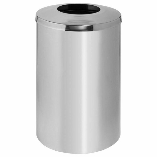 Single Division Stainless Steel Recycling Bin
