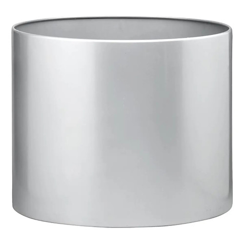 Round Solid Planter | KRO-060-055A, a sleek and modern white ceramic plant pot with a smooth, glossy finish.