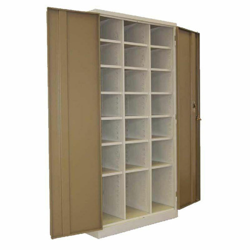 21 Compartment Pigeonhole Steel Cabinet | Steel Furniture | Office Stock