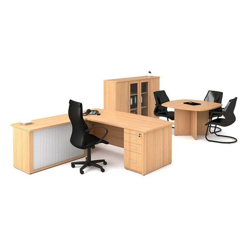Focus Executive Desk in Veneer Wood