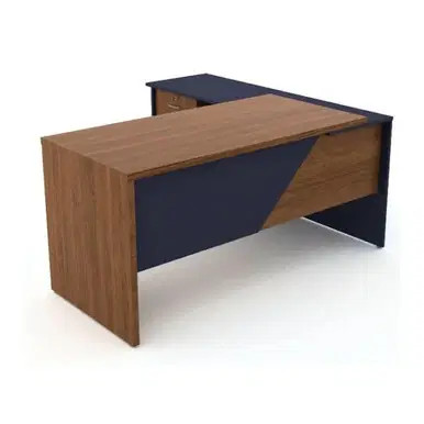 Edussa Office Desk — Durable Melamine Workstation