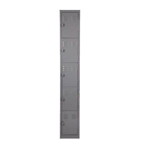Five Compartment Factory Locker | Steel Furniture | Office Stock