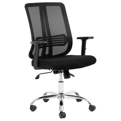 Lenny Chrome Medium-back Chair | Office Chairs | Office Stock