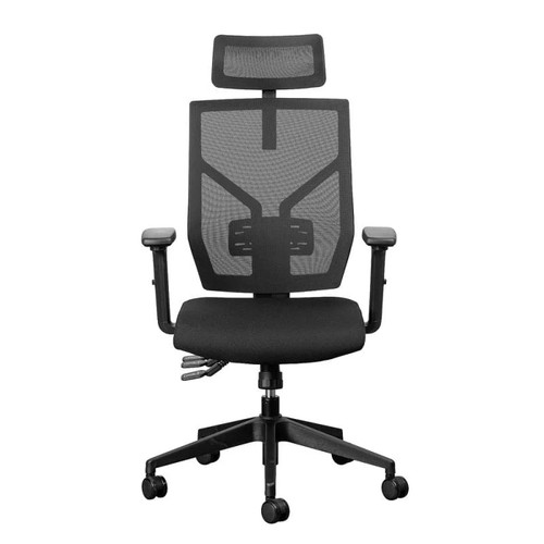 OrthoAir Orthopedic Chair, ergonomic office chair with mesh backrest, adjustable armrests, and headrest for healthy seating support. OrthoAir Orthopedic Chair, ergonomic office chair with mesh backrest, adjustable armrests, and headrest for healthy seating support.