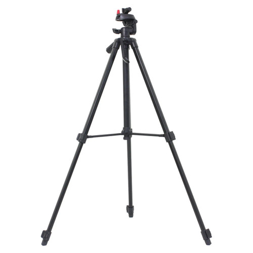 Econo Tripod 1350mm - Black AL6110, a lightweight and adjustable camera tripod with a maximum height of 1350mm, featuring sturdy black legs and a versatile mounting head for photography and videography.