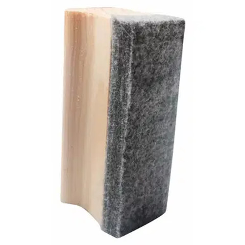 Chalkboard Wooden Duster (95*35mm - Carded - Grey)