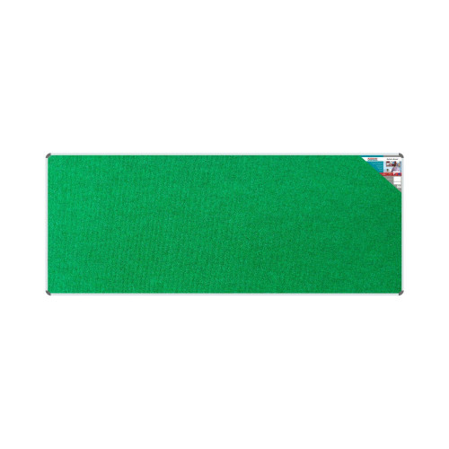 Bulletin Board Ribbed Aluminium Frame (3000x1200mm - Palm) | Bulletin Boards (Aluminium Frame, Carpet) | Office Stock Bulletin Board Ribbed Aluminium Frame (3000x1200mm - Palm) | Bulletin Boards (Aluminium Frame, Carpet) | Office Stock