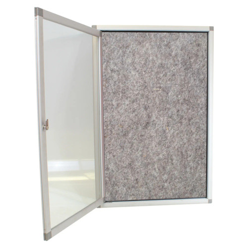 Hinged Pinning Display Case (900*600mm - Grey)