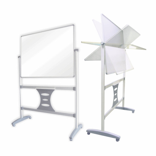 Magnetic Revolving Board (1800*900mm) & 1800mm Leg Set | Revolving Boards | Office Stock Magnetic Revolving Board (1800*900mm) & 1800mm Leg Set | Revolving Boards | Office Stock